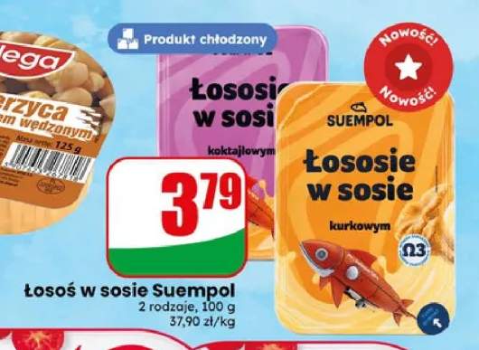 Łosoś w sosie kurkowym Suempol +1 wariant