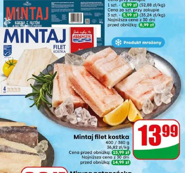 Mintaj filet kostka Abramczyk