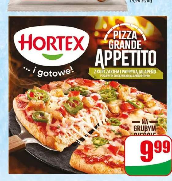 Pizza Grande z kurczakiem i jalapeno Hortex