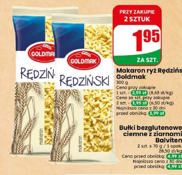 Makaron ryż Rędziński Goldmak