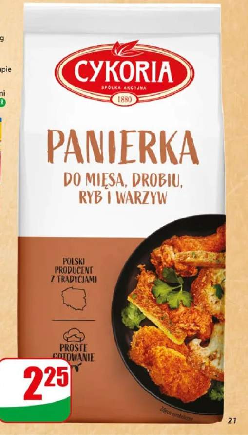 Panierka do mięs, drobiu, ryb, warzyw Cykoria