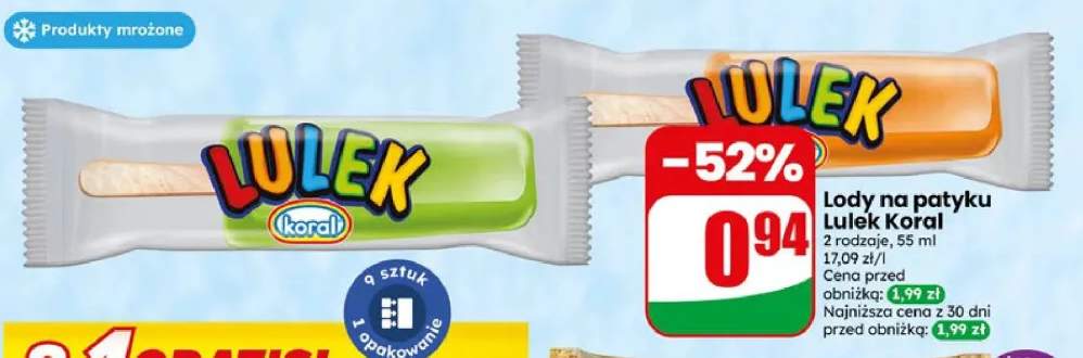 Lody na patyku Lulek