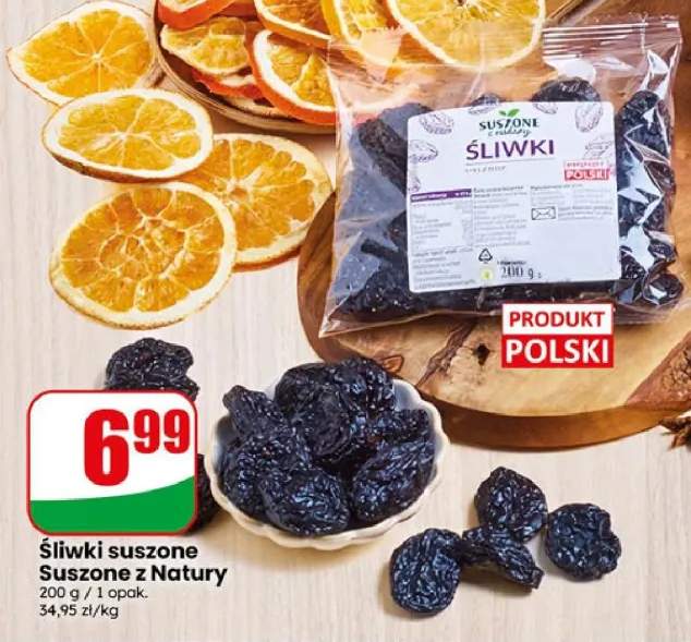 Śliwki suszone Suszone z Natury