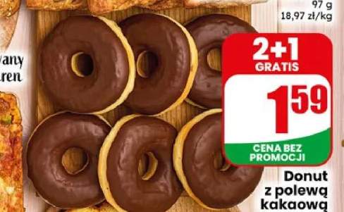Donut z polewą kakaową Stokson