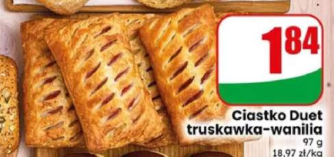 Ciastko Duet truskawka-wanilia