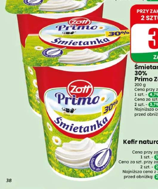 Śmietanka Primo Zott 30%
