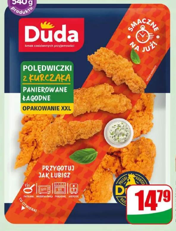 Polędwiczki panierowane z kurczaka Duda