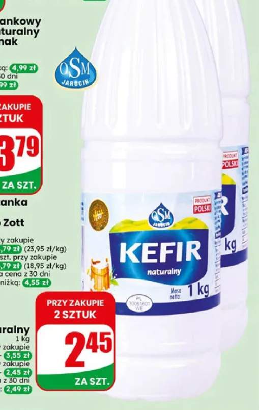 Kefir naturalny OSM Jarocin