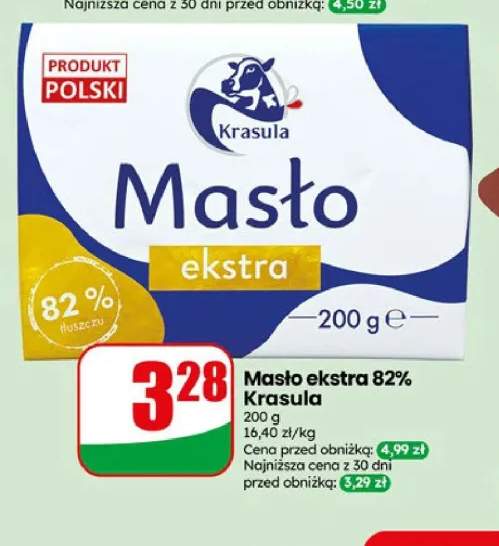 Masło ekstra Krasula 82%