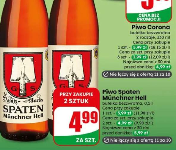 Piwo Spaten Münchner Hell