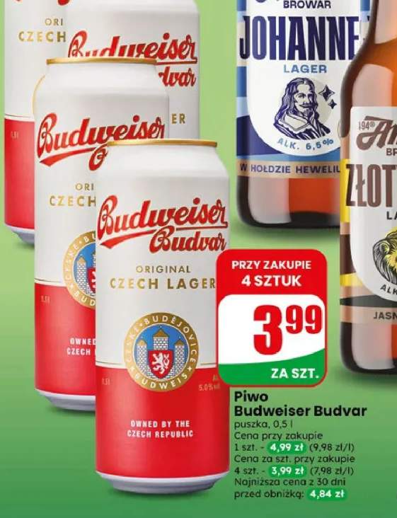 Piwo Budweiser Budvar