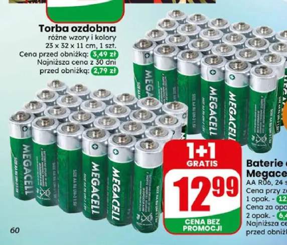 Baterie cynkowe Megacell Aa R06