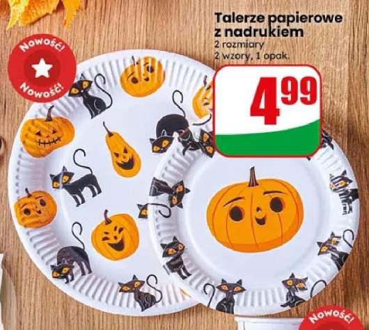 Talerze papierowe z nadrukiem