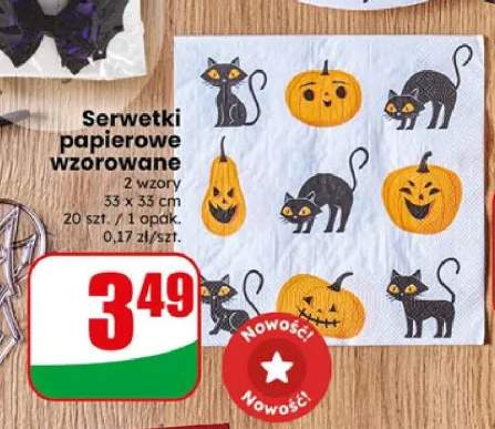 Serwetki papierowe wzorowane 33x33 cm
