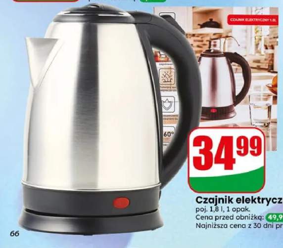 Czajnik elektryczny Inox 1,8 l