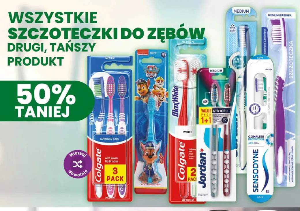 Szczoteczki do zębów +5 wariantów