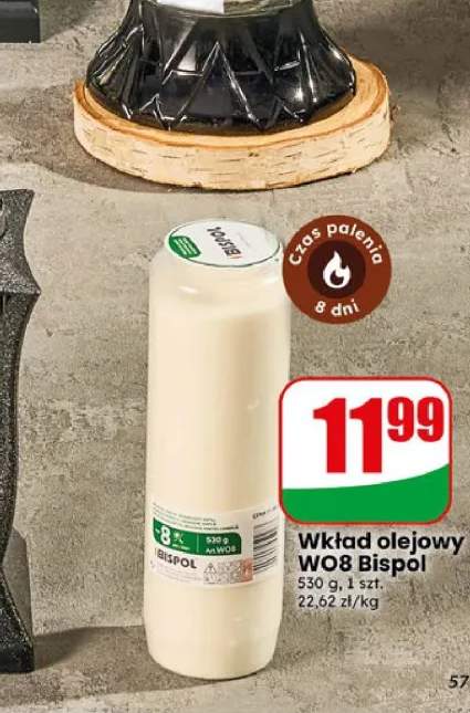 Wkład olejowy WO8 Bispol