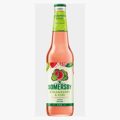 Napój piwny Somersby straw kiw 400ml 4,5% but bzzw