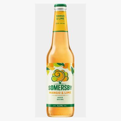 Napój piwny Somersby man lim 400ml 4,5% but. bzzw.