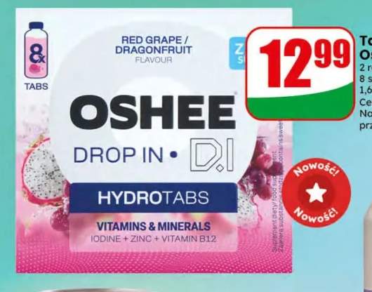 Tabletki musujące Oshee