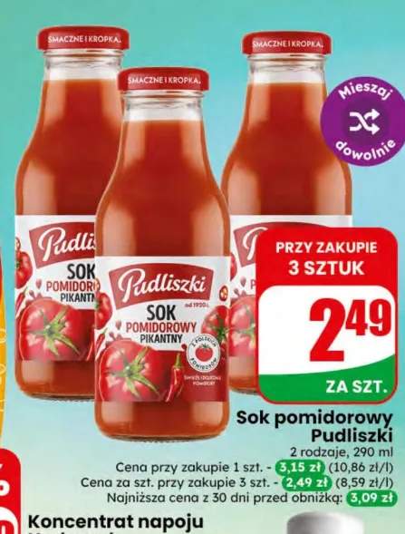 Sok pomidorowy Pudliszki