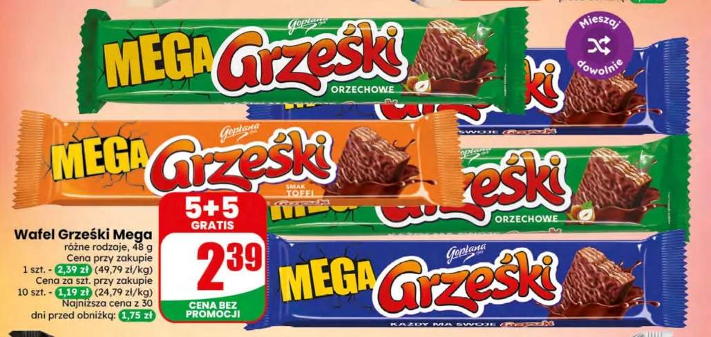 Wafel Grześki Mega