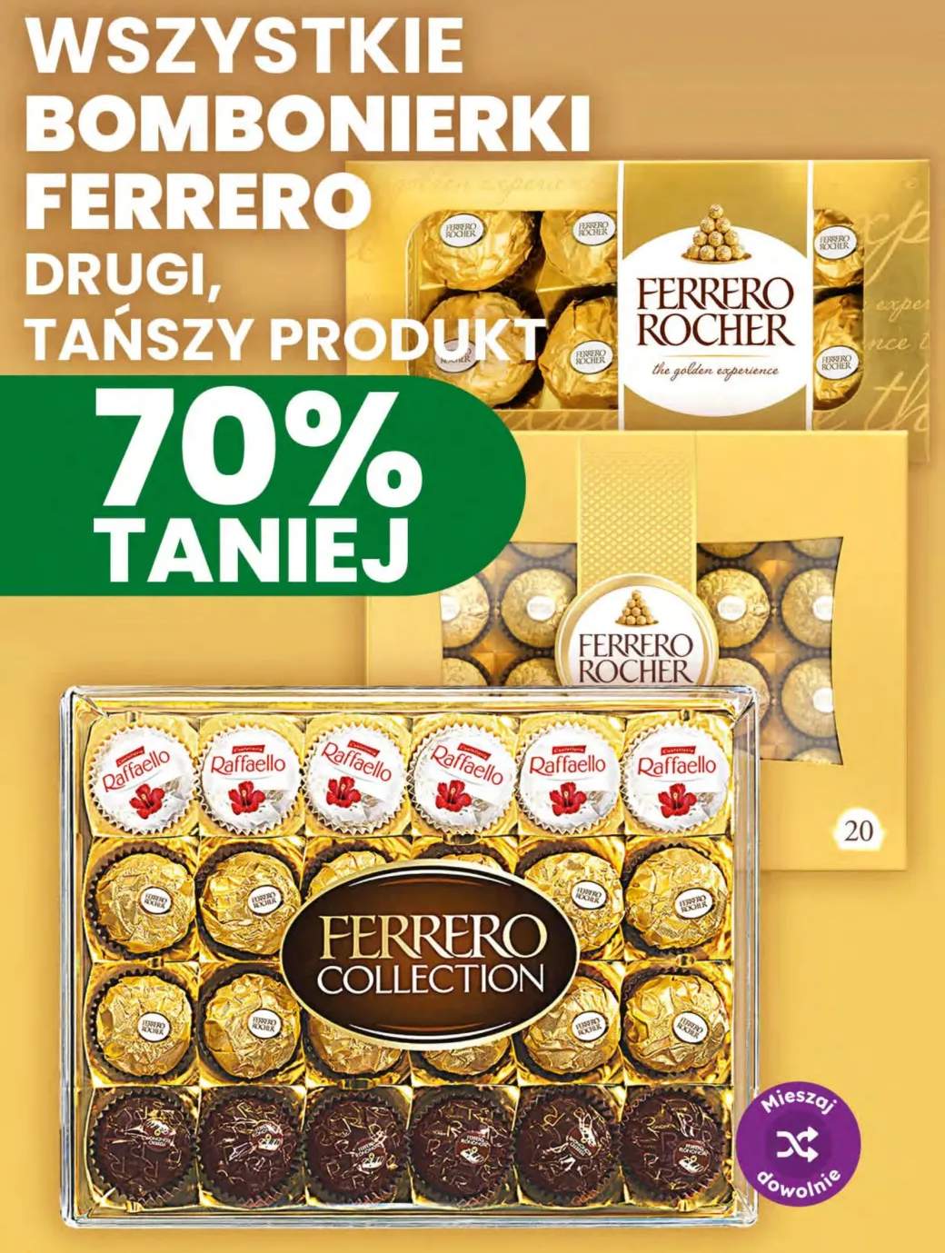 Bombonierki Ferrero +2 warianty