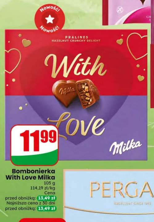 Bombonierka With Love Milka