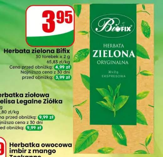 Herbata zielona Bifix