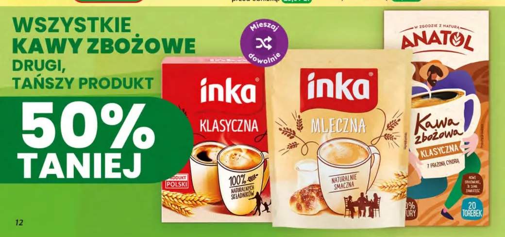 Kawy zbożowe +3 warianty