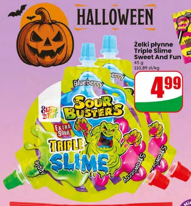 Żelki płynne Triple Slime Sweet And Fun