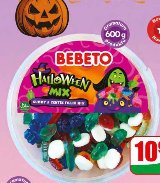 Żelki Halloween Mix Bebeto