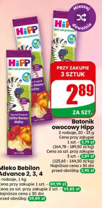 Batonik owocowy Hipp