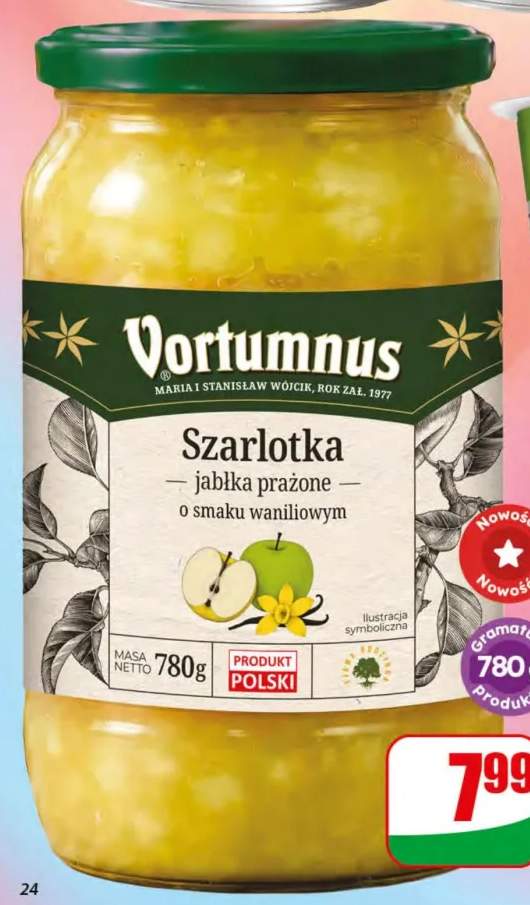 Szarlotka o smaku waniliowym Vortumnus