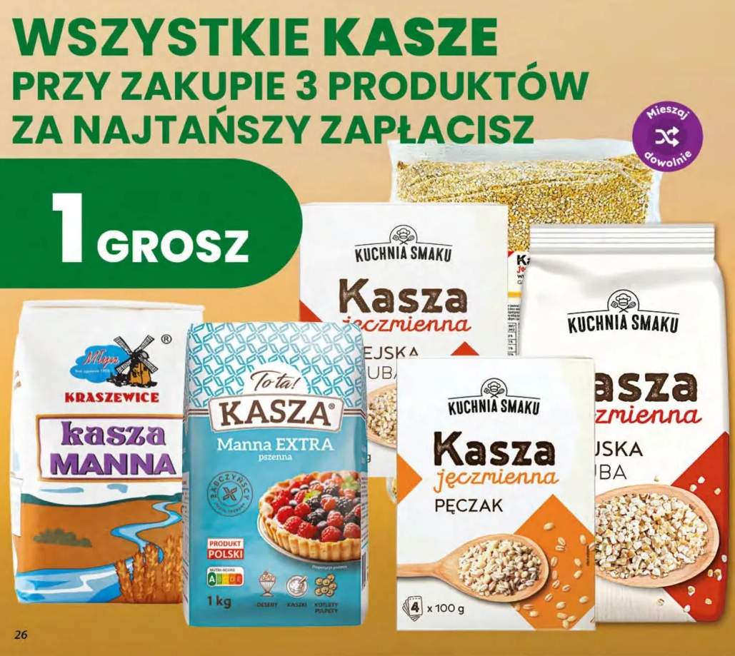 Kasze +4 warianty