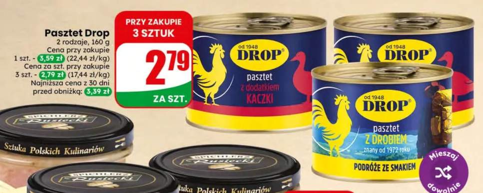 Pasztet z dodatkiem kaczki Drop +1 wariant