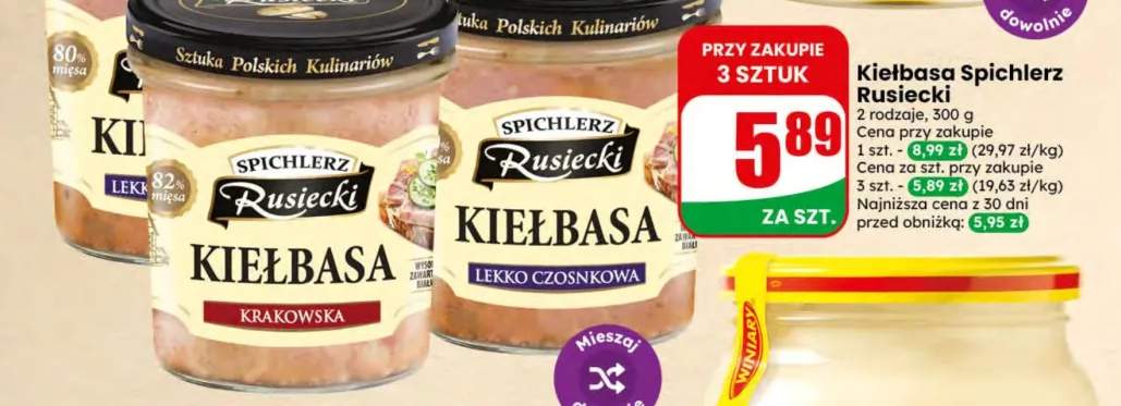 Kiełbasa krakowska Spichlerz Rusiecki +1 wariant