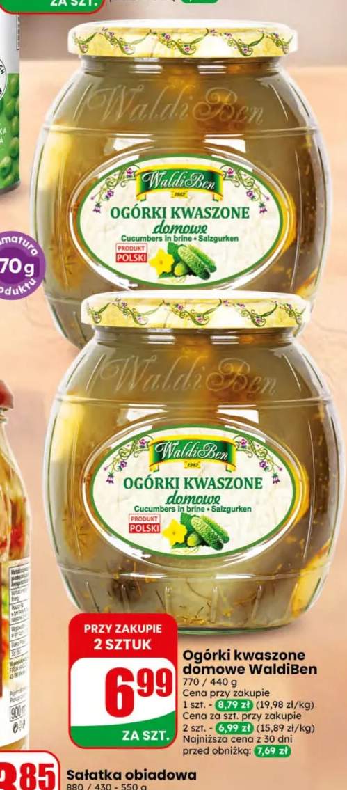 Ogórki kwaszone domowe WaldiBen