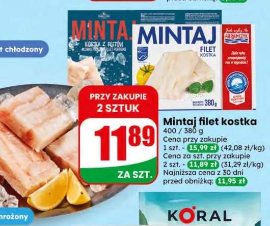 Mintaj filet kostka Abramczyk