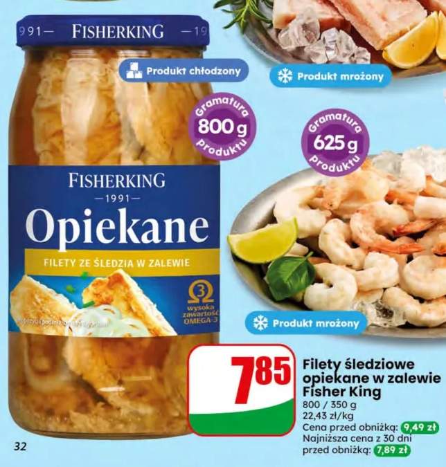 Filety śledziowe opiekane w zalewie Fisher King