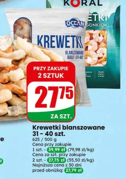 Krewetki blanszowane 31-40 szt.