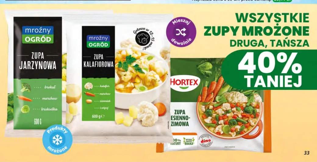 Zupy mrożone +3 warianty