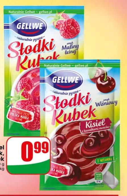Kisiel Słodki Kubek Gellwe +1 wariant