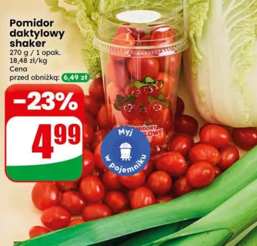 Pomidory daktylowe shaker
