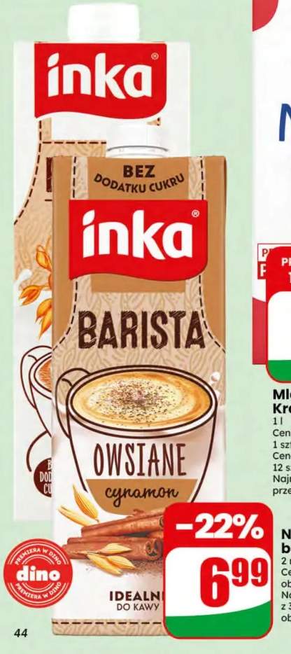 Napój owsiany barista Inka