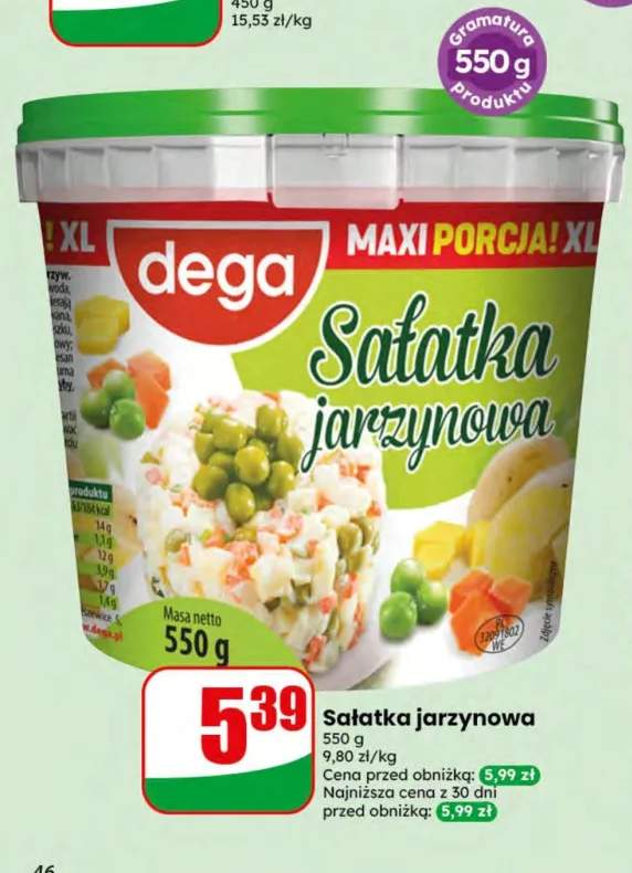 Sałatka jarzynowa Dega