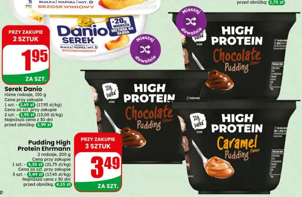 Pudding czekoladowy High Protein Ehrmann +1 wariant