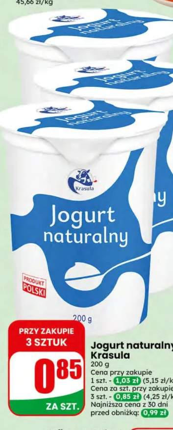 Jogurt naturalny Krasula