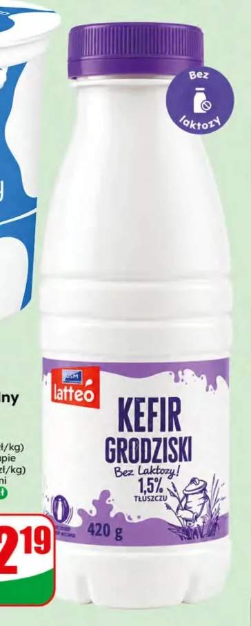 Kefir naturalny bez laktozy Grodziski