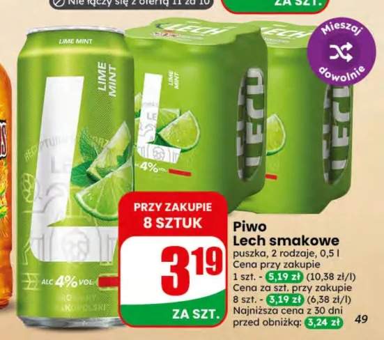 Piwo Lech smakowe
